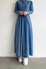 Belted Tiered Denim