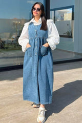 Front Button Pinafore