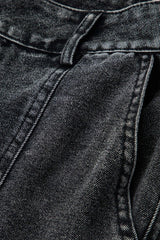 High Waisted Pocket Wide Leg Jeans