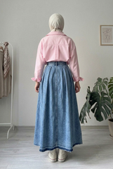 One Button Skirt