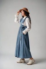 Pinafore Apron Bleach Wash - Shade