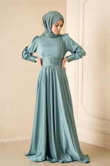 Ivory Mist Silk Dress