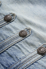 Metallic Decore High waisted Jean