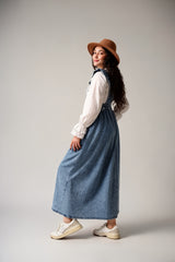 Pinafore Apron Bleach Wash - Shade