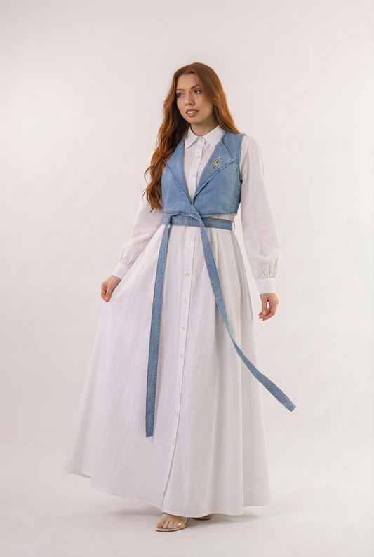 Luna Midi White